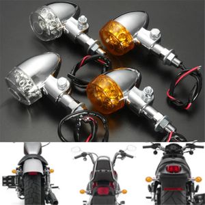 Motorfiets 9 LED Turn Signal Indicator Licht Universeel voor Harley Chopper Bobber Cruisers