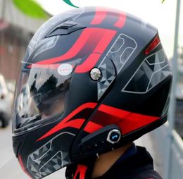 Accessoires de moto Cool Qibao antibuée double lentille moto casque Bluetooth casque de moto électrique casque Bluetooth Helme2216353