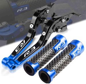 Motorfiets Accessoires Vouwen Uitschuifbare Rem Koppeling Hevels Handvatten Uiteinden VOOR YAMAHA YZFR3 YZF R3 20152020 2019 2018 20177509403