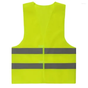 Vêtements de moto 1 pièce, gilet à bande réfléchissante, vestes de sécurité fluorescentes d'urgence pour voiture, haute visibilité, vêtements haute visibilité