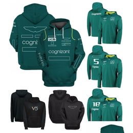 Motorkleding 2022 F1 Hoodie Forma 1 Team Hoodies Motorsport Driver Plover Sweatshirt Heren Racing Extreme Sports Competitie Clot Otygj