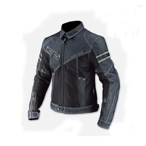 Vêtement de moto 2022 JK-006 veste/combinaison de maille de denim tout-terrain de course avec équipement de protection