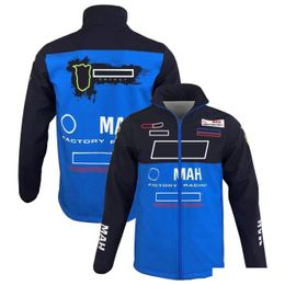 Motorcycle Apparel 2022 Moto Jacket Team Fan Style Racing Racing Spring and Automn Clothes Mens Plus Size Casual Soft Shell Sheodie Custom Dro Otieo