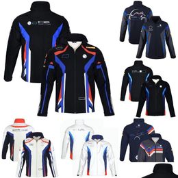 Vêtements de moto 2022 Veste de sport automobile Motorrad Racing Zip Sweat à capuche en coton Sports de plein air Sweats à capuche d'hiver chaud Sweatshir Otskz