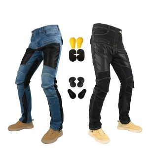 Vêtements de moto 2022 PK719 Pantalon Quatre Saisons En Plein Air Respirant Élastique Mince Équitation Jeans Équipement De Protection Protection