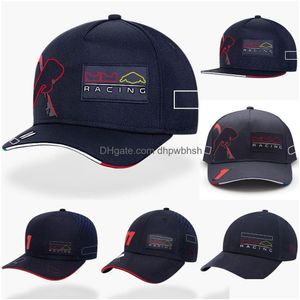 Vêtements de moto 2023 F1 Racing Caps Forma 1 Team Logo Casquette de baseball Marque FL Brodé Chapeau de soleil Mode Casual Hommes Chapeaux Drop D D DHSJQ