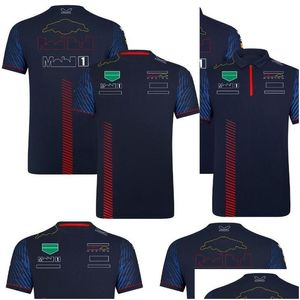 Vêtements de moto 2023 F1 Team Racing T-shirt Forma 1 Chemises de pilote T-shirts Motorsport Nouvelle saison Vêtements Fans Tops Mens Jersey Plu Dh9Sm