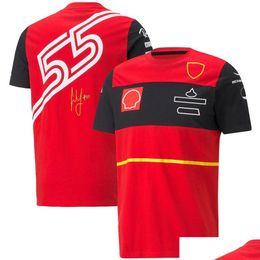 Vêtements de moto 2023 Nouveau T-shirt F1 Forma 1 Team Driver Chemises à manches courtes Série Costume de course Fans de voiture Sweat à capuche et pantalons de survêtement Hommes Otvu4