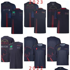 Abbigliamento da motociclista 2023 Nuova uniforme della squadra di F1 Tuta da corsa girocollo taglie forti Uomo e donna T-shirt sportiva casual 2022 a maniche corte Otvzw