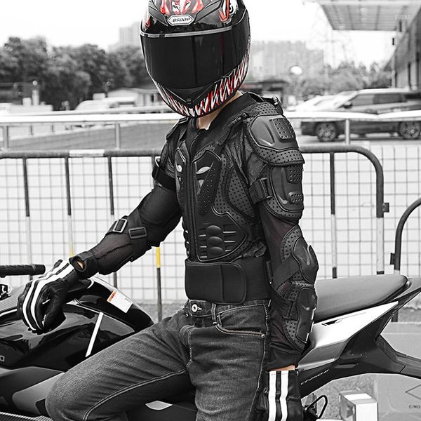 Ropa de motocicleta Adultos Armadura de cuerpo completo Moda de malla transpirable Jacket Motocross Snowboard Sport Sport Protector Biker Clothing