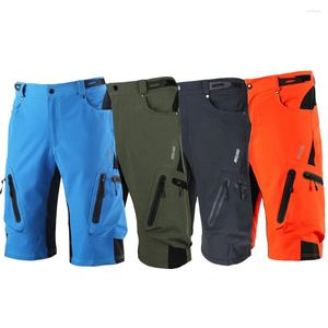 Motorfietskleding Arsuxeo Bike Korte broek Baggy shorts Fietsen Loose Fit Summer Outdoor Running Kleding Bicycle Pants