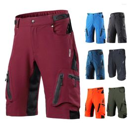 Motorfietskleding Arsuxeo heren fietsen shorts fietsen rijbroeken ademende losse fit sporten running mountainbicycle