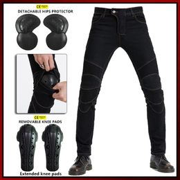 Motorfiets Apparel Design broek Zwarte mannen Moto Jeans Beschermende Gear Riding Touring Motorborenbroek Motocross met prote
