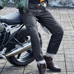 Vêtements de moto Duhan Pantalons Men Protective Calca Motocross Moto Jean Riding Elastic Pantalon Motociclista Réflexion