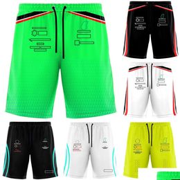 Motorcycle Apparel F1 2023 Shorts d'équipe Nouveau Forma 1 Driver Fashion Casual Sport Summer Mens Racing Logo Pantalon de plage sec rapide Drop Deli Otbdy