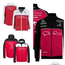 Vêtements de moto F1 Assat Costume Racing Veste Mens Forma One Vêtements personnalisés Automne et hiver Équipe Uniforme Drop Livraison Automobiles Otprx