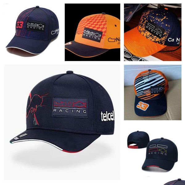Vêtements de moto F1 Forma 1 Racing Hat Fl Logo brodé Sun Spot Vente Drop Delivery Mobiles Motos Accessoires Dh3Bg