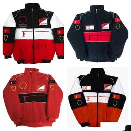 Vêtements de moto F1 Forma One, veste de course, costume brodé, livraison directe, accessoires de motos mobiles Dhl4E F4EI