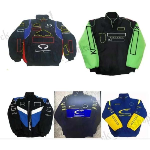 Jacket de carreras de fórmula uno F1 Formula uno de Motorcycle: ropa de algodón de otoño e invierno con logotipo bordado completo, ventas spot, entrega de caída 307