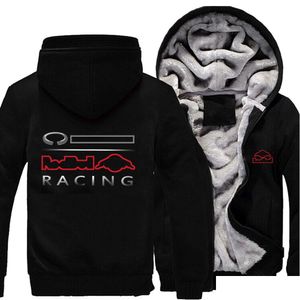 Motorcycle Apparel F1 Sweat à capuche Automne et Hiver Fleep Zipper Veste Windbreaker Motocross Sweatshirt Hooded Brand Sportswear Racing Of OTBT1