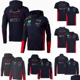 Motorcycle Apparel F1 Chaqueta con capucha Forma 1 sudadera para hombres con cremallera