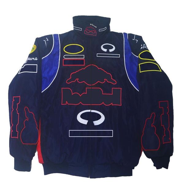 Vêtements de moto F1 Jacket Team Co-Branded Racing Costume Mens à manches longues chaud rétro voiture vêtements de travail hiver coton livraison directe Automobi Otrgi