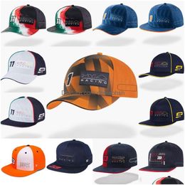 Motorkleding F1 Racing Cap 2023 Forma 1 Team Curved Driver Baseball Caps Heren Dames Sport Casual Hoeden Mode Esigner Drop D Dhdqj