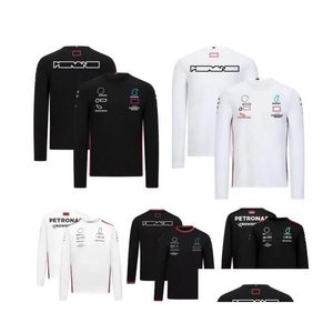 Vêtements de moto F1 Racing T-shirt à manches longues Chemise d'été Même style Livraison directe personnalisée Automobiles Motos Moto A Dhmbl