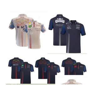 Vêtements de moto F1 Racing Shirt Summer Team T-shirt à manches courtes Même style personnalisé Drop Livraison Automobiles Motos Motorc Dhekx