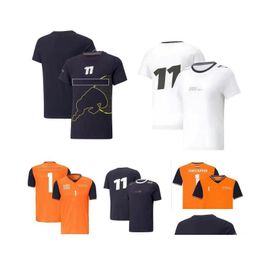 Vêtements de moto F1 Racing T-shirt à manches courtes Équipe d'été Chemise à col rond Même style Livraison directe personnalisée Automobiles Motorcy Dh6Wm