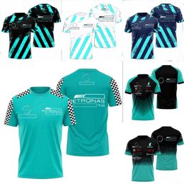 Vêtements de moto F1 Racing T-shirt à manches courtes Nouvel été Jersey à col rond Le même style Personnalisation Drop Livraison Automobiles Dhlta