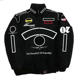 Vêtements de moto F1 Racing Suit College Style / Style rétro Automne / Manteau d'hiver Nouvelle veste avec logo de voiture Forma One avec la même goutte Delive Ot8Mt