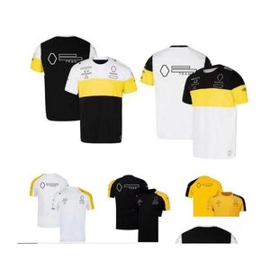 Motorcycle Apparel F1 Racing T-shirt Summer Team Round Coup Round Style Mothobiles Motorcyc Dh0go