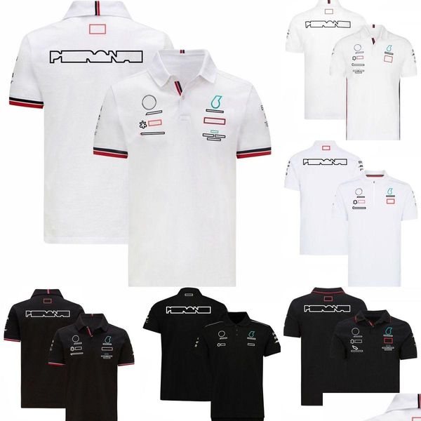 Ropa de motociclista Camiseta F1 Forma 1 Camisas de equipo Camisetas de carreras Manga corta de secado rápido Ropa nueva de verano Ropa de trabajo uniforme para hombres Dro Otyni