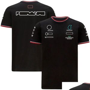 Vêtements de moto F1 T-shirt New Forma 1 Racing Team Sports T-shirts à manches courtes Motorsport Summer Riding Jersey Mens Quick-Dry Dro Otjlb