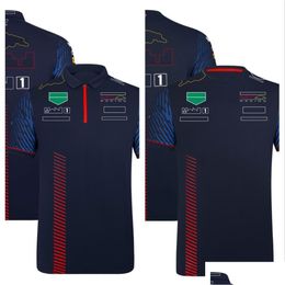 Vêtements de moto F1 Team Nouveau T-shirt Vêtements Quatre saisons Forma One Racing Officiel Custom Drop Livraison Automobiles Ot2ea