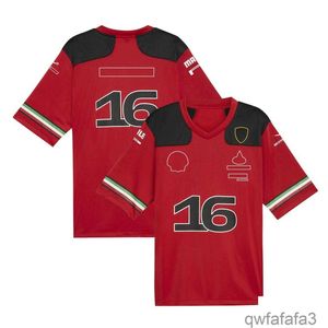 Ropa de motocicleta F1 Team Racing Camiseta Forma 1 Conductor Camisetas de fútbol Nueva temporada Ropa de carrera Red Car Fans Jersey Summer Me Ot3fe 8E5S