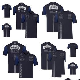 Vêtements de moto T-shirt édition spéciale F1 Team Chemise à revers unisexe Costume de course personnalisé officiel Drop Delivery Mobiles Motos Dh9Tx