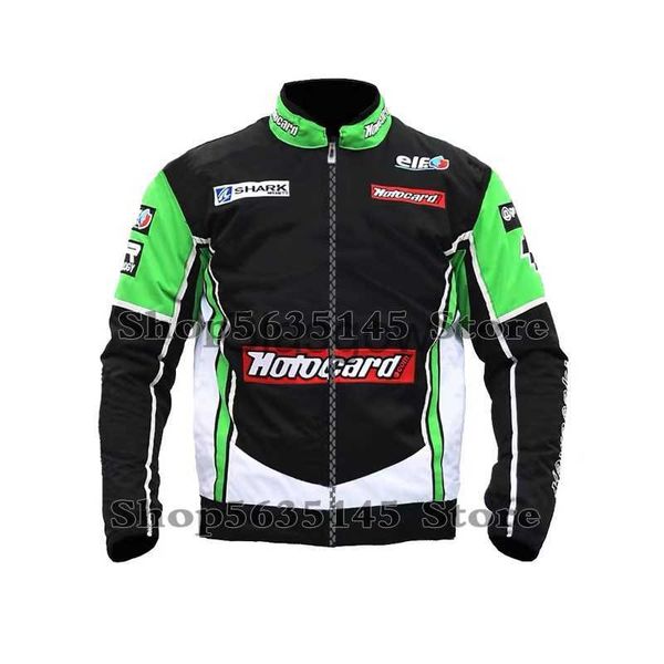 Apoce de motocicleta para Kawasaki ZXRR H2R Siscutirs de sudadera para hombres Worldsbk Motorcycle Street Racing Zip Fleece Sport Mantenga un cálido suéter a prueba de viento L231030