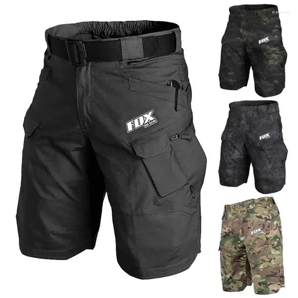 Vêtements de moto FOX Ride Racing Shorts de cyclisme pour hommes Coupe ample Pantalons de vélo de montagne Sports de plein air Randonnée VTT Pantalons courts de vélo de route