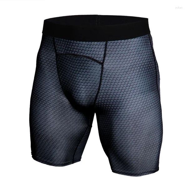 Ropa de motocicleta Gimnasios Secado rápido Pantalones cortos ajustados Leggings Ropa Medias para hombre Hombres Compresión Pantalones cortos de culturismo Fitness