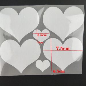 Ropa de motocicleta Heart Star Easy DIY Transferencia de calor Etiqueta de película de vinilo reflectante para planchar en bolsas de ropa Zapatos Patrón térmico Motocicleta