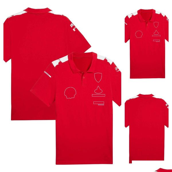 Vestuário de motocicleta na temporada de 2023 Os novos pilotos da equipe de F1 usam camisetas de manga curta da série Racing e camisas personalizadas de tamanho grande. Soltar Ott0L