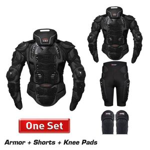 Motorfietskleding Jacket toevoegen Body Armor Motocross Moto Beschermende versnellings Jackets met nekbeschermer voor 4 seizoensafvoer levering Mobil DH9AK