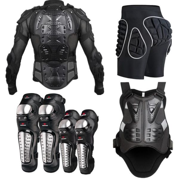 Ropa de motocicleta Chaqueta Armadura de pecho Soporte de espalda Esquí Rodilla Protector de codo Racing Motocross Equipo de protección TurtleMotorcycle ApparelMoto