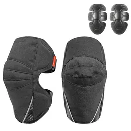 Motorkleding Kniebeschermer Verstelbare motorcrossuitrusting Set Guards Beschermend wintermasker Outdoor sportuitrusting