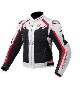 Vêtements de moto komi jk 063 alliage de titane course automobile veste de moto service de conduite vêtements populaires x0803