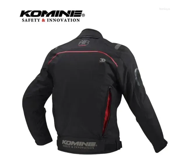 Vêtements de moto Komine Anti-chute, veste de costume de course JK-108 haute Performance YJF