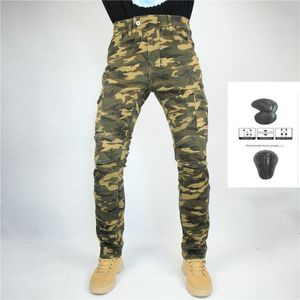 Vêtements de moto Komine Jeans Camouflage Men Pantal