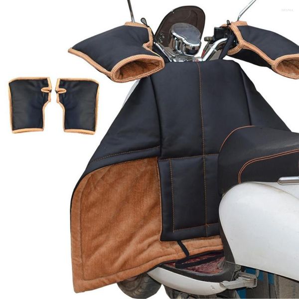 Couvre-jambes de vêtements de moto pour Scooters pluie vent froid protecteur genou couverture plus chaud hiver couette avec poignée manches